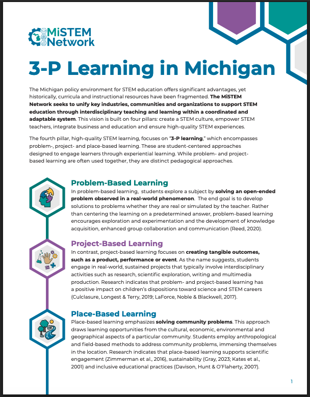 3-p Learning in Michigan